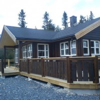 Saltdalshytta live. Trond Ørsliens hytte i ferd med å materialisere seg i Gausdal