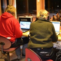 Webreporter på sporet VM2011. Erlend Strand og Mina Svenn på Tolga.