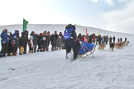 Mikail Tep'lin ut fra start Lavrentiya