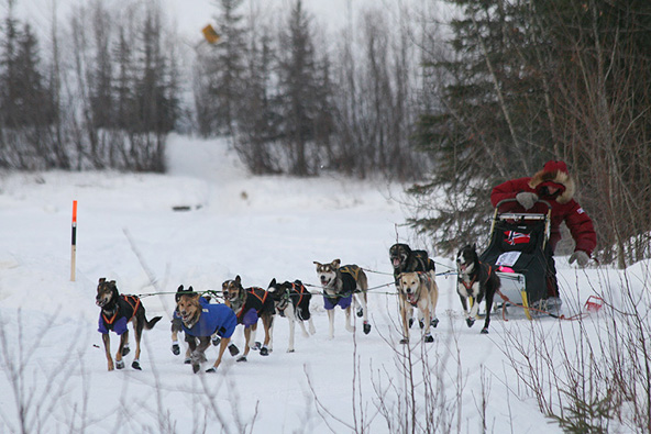 Joar Leifseth Ulsom in to Pelly Crossing YQ 2012