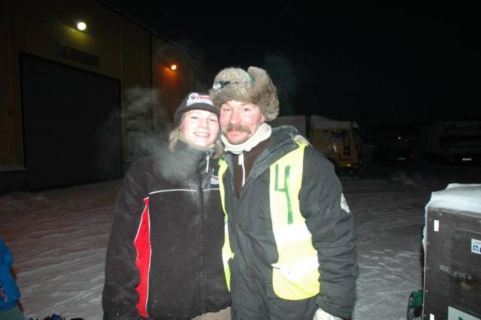 Aila Sarre og Stein Are Harder, de beste i Tanaløpet 2008. Foto - Tor Einar Schøning - Finnmarken